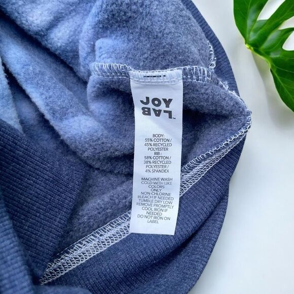 ๐ Joy Lab Tie Dye Sweatshirt in Indigo Blue - Picture 10 of 10